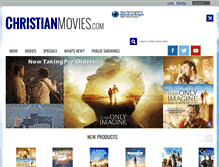 Tablet Screenshot of christianmovies.com